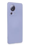 Mey İthalat®   Mi 13 Lite Kılıf Nano içi Kadife Silikon - Lila