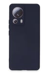 Mey İthalat®   Mi 13 Lite Kılıf Nano içi Kadife Silikon - Lacivert