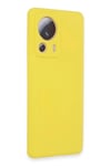 Mey İthalat®   Mi 13 Lite Kılıf Nano içi Kadife Silikon - Sarı