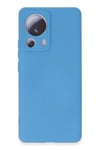 Mey İthalat®   Mi 13 Lite Kılıf Nano içi Kadife Silikon - Mavi