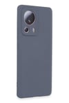 Mey İthalat®   Mi 13 Lite Kılıf Nano içi Kadife Silikon - Gri