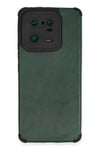 Mey İthalat®   Mi 13 Pro Kılıf Loop Deri Silikon - Yeşil