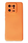 Mey İthalat®   Mi 13 Pro Kılıf Nano içi Kadife Silikon - Turuncu