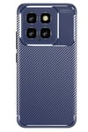 Mey İthalat®   Mi 14T Kılıf Auto Focus Karbon Kapak - Lacivert