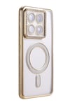 Mey İthalat®   Mi 14T Pro Joke Simli Magneticsafe Kılıf - Gold