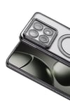 Mey İthalat®   Mi 14T Pro Joke Simli Magneticsafe Kılıf - Siyah