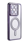 Mey İthalat®   Mi 14T Pro Joke Simli Magneticsafe Kılıf - Derin Mor
