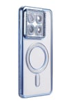 Mey İthalat®   Mi 14T Pro Joke Simli Magneticsafe Kılıf - Mavi