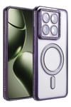 Mey İthalat®   Mi 14T Pro Joke Simli Magneticsafe Kılıf - Derin Mor