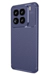 Mey İthalat®   Mi 15 Pro Kılıf Auto Focus Karbon Kapak - Lacivert