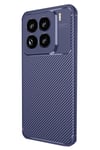 Mey İthalat®   Mi 15 Pro Kılıf Auto Focus Karbon Kapak - Lacivert