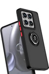 Mey İthalat®   Mi 15 Pro Kılıf Montreal Yüzüklü Silikon Kapak - Lacivert