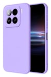 Mey İthalat®   Mi 15 Pro Kılıf Nano içi Kadife Silikon - Lila