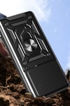 Mey İthalat®   Mi 15 Pro Kılıf Pars Lens Yüzüklü Silikon - Siyah