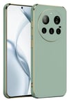 Mey İthalat®   Mi 15 Ultra Kılıf Volet Silikon - Açık Yeşil