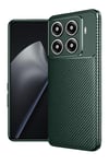 Mey İthalat®   Mi 15T Pro Auto Focus Karbon Kapak - Koyu Yeşil