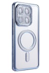 Mey İthalat®   Mi 15T Pro Joke Simli Magneticsafe Kılıf - Mavi
