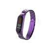 Mey İthalat®   Mi Band 4 Metal Baklalı Kordon - Mor