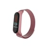 Mey İthalat®   Mi Band 4 Metal Mıknatıslı Kordon - Rose