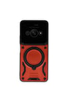 Mey İthalat®   Poco C61 Kılıf Joy Lens Standlı Kapak - Kırmızı