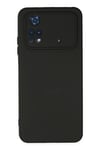 Mey İthalat®   Poco M4 Pro 4G Kılıf Nano içi Kadife Silikon - Siyah