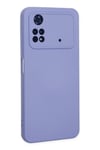 Mey İthalat®   Poco M4 Pro 4G Kılıf Nano içi Kadife Silikon - Lila