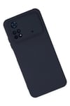 Mey İthalat®   Poco M4 Pro 4G Kılıf Nano içi Kadife Silikon - Lacivert