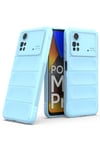 Mey İthalat®   Poco M4 Pro 4G Kılıf Optimum Silikon - Sky Blue
