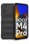 Mey İthalat®   Poco M4 Pro 4G Kılıf Optimum Silikon - Siyah