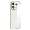 Mey İthalat®   Poco M6 Pro 4G Kılıf Volet Silikon - Beyaz