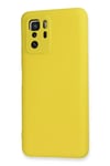Mey İthalat®   Poco X3 GT Kılıf Nano içi Kadife Silikon - Sarı