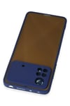Mey İthalat®   Poco X4 Pro 5G Kılıf Montreal Silikon Kapak - Lacivert