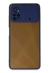 Mey İthalat®   Poco X4 Pro 5G Kılıf Montreal Silikon Kapak - Lacivert