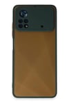 Mey İthalat®   Poco X4 Pro 5G Kılıf Montreal Silikon Kapak - Yeşil