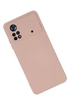 Mey İthalat®   Poco X4 Pro 5G Kılıf Nano içi Kadife Silikon - Pudra