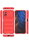 Mey İthalat®   Poco X4 Pro 5G Kılıf Optimum Silikon - Kırmızı