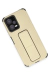 Mey İthalat®   Poco X5 5G Kılıf Mega Standlı Silikon - Gold