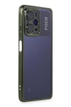 Mey İthalat®   Poco X5 Pro 5G Kılıf  Lensli Silikon - Yeşil