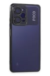 Mey İthalat®   Poco X5 Pro 5G Kılıf  Lensli Silikon - Siyah