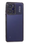 Mey İthalat®   Poco X5 Pro 5G Kılıf  Lensli Silikon - Mor