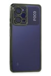 Mey İthalat®   Poco X5 Pro 5G Kılıf  Lensli Silikon - Yeşil