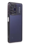 Mey İthalat®   Poco X5 Pro 5G Kılıf  Lensli Silikon - Mor