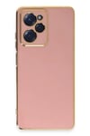 Mey İthalat®   Poco X5 Pro 5G Kılıf Volet Silikon - Pembe