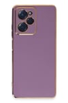 Mey İthalat®   Poco X5 Pro 5G Kılıf Volet Silikon - Mor