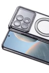Mey İthalat®   Poco X6 Pro Joke Simli Magneticsafe Kılıf - Siyah