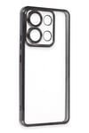 Mey İthalat®   Poco X6 Pro Kılıf  Lensli Silikon - Siyah