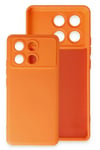 Mey İthalat®   Poco X6 Pro Kılıf Nano içi Kadife Silikon - Sarı
