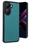 Mey İthalat®   Poco X7 Pro Kılıf Aras Deri Kapak - Açık Yeşil
