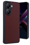 Mey İthalat®   Poco X7 Pro Kılıf Aras Deri Kapak - Bordo