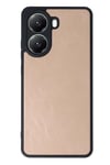 Mey İthalat®   Poco X7 Pro Kılıf Aras Deri Kapak - Pudra